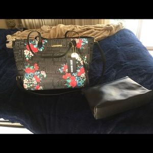 NWT Steve Madden two bag purse set floral